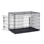 Hondenbench zwart 2-deurs 107cm