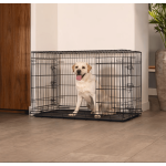 Hondenbench zwart 2-deurs 123cm