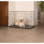 Hondenbench verzinkt 2-deurs 107cm