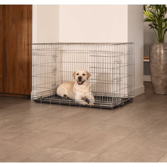 Hondenbench verzinkt 2-deurs 107cm