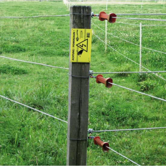 Elastisch koord wit Gallagher