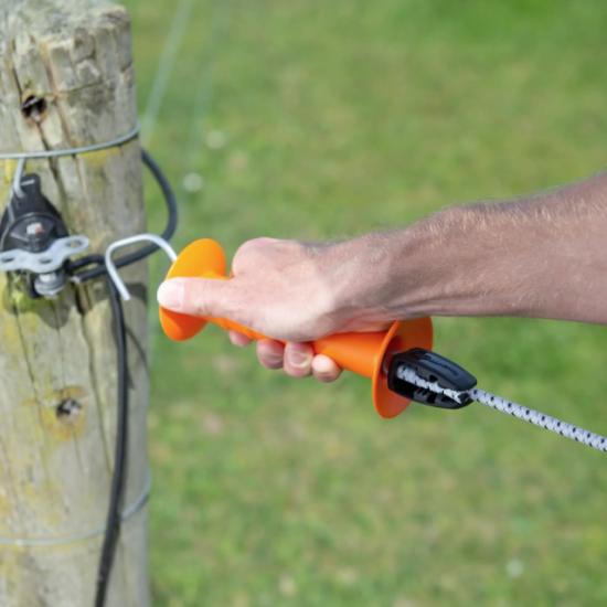 Elastisch koord wit Gallagher