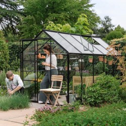 Tuinkas Kate 3 314x192 zwart/wit/groengrijs