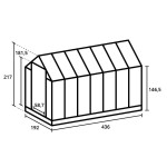 Tuinkas Kate 5 zwart/wit/groengrijs Tuinkas Kate 5 zwart/wit/groengrijs