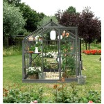 Tuinkas Mary 4 zwart/wit/groengrijs 212x425