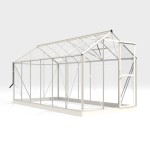 Tuinkas Mary 4 zwart/wit/groengrijs 212x425