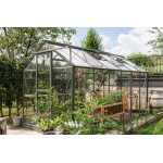 Tuinkas Mary 4 zwart/wit/groengrijs 212x425