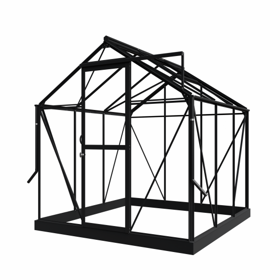 Tuinkas Mary 1 zwart/wit/groengrijs 212x222