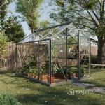 Tuinkas Mary 2 zwart/wit/groengrijs 212x291