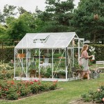 Tuinkas Mary 2 zwart/wit/groengrijs 212x291