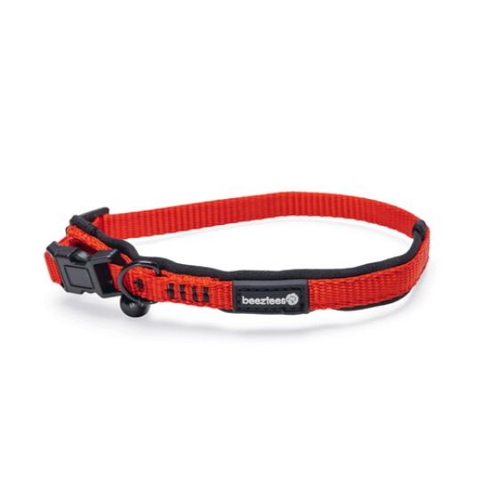 Premium Kattenhalsband Parinca rood 25cm