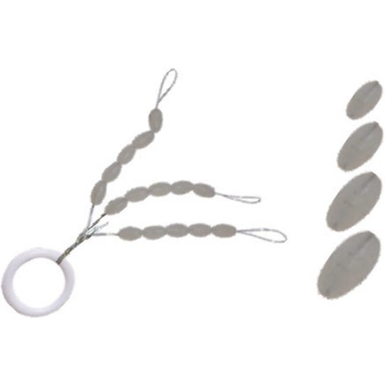 Joy of Fishing Silicone Dobberstoppers 15 stuks Large