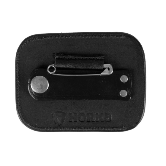 Wedstrijdnummer leer zwart