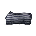 Vliegendeken met strepen blauw