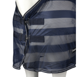 Vliegendeken met strepen blauw