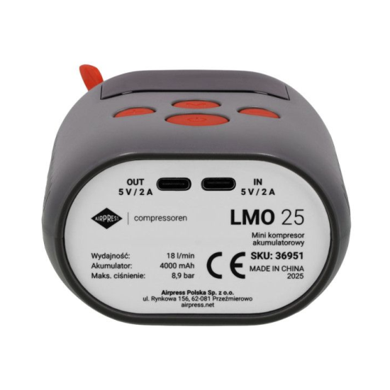 Airpress mini accucompressor LMO25