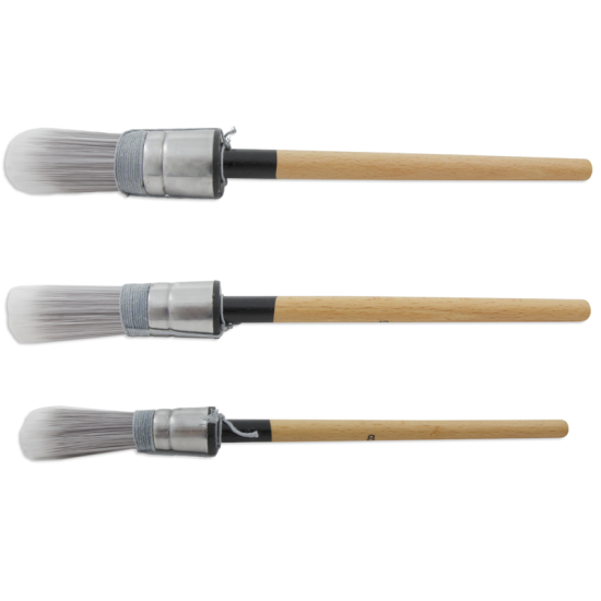 Kwastenset 3delig 8-12-16 Synthetisch