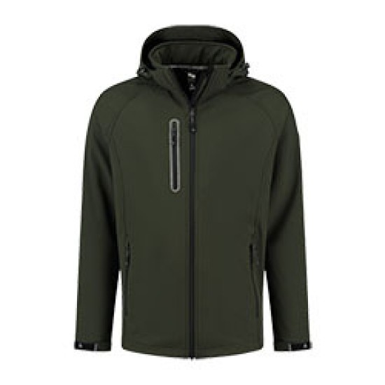 Kjelvik Softshell jas Kevan groen