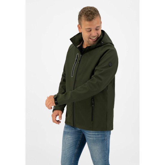Kjelvik Softshell jas Kevan groen