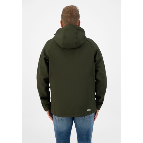 Kjelvik Softshell jas Kevan groen