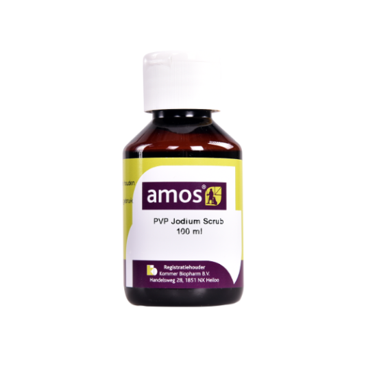 Amos Jodium PVP Zeep-Scrub 100ml