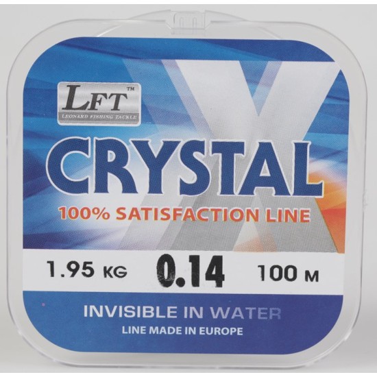 Visdraad LFT Crystal Line 10-100mtr Visdraad LFT Crystal Line 10-100mtr