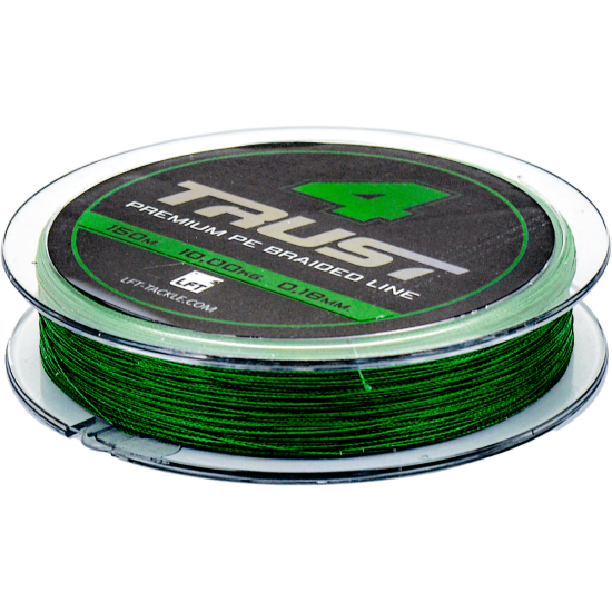 LFT Trust 4-Braid PE Green 150M 0,14mm