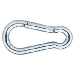 Karabijnhaak verzinkt 10x100 Karabijnhaak verzinkt 10x100