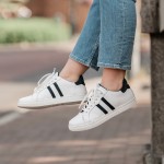 Sneaker Girona wit/blauw Sneaker Girona wit/blauw