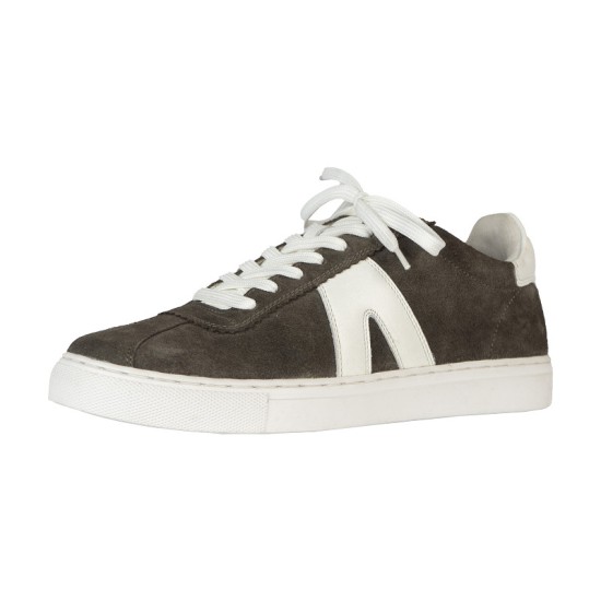 Sneaker Vigo donker taupe Sneaker Vigo donker taupe