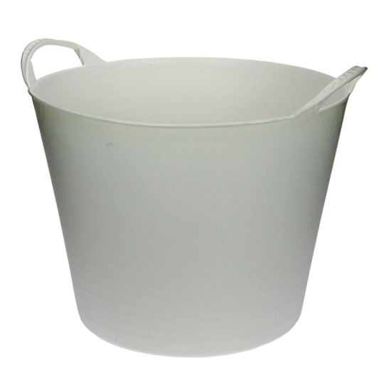 Flexibele kuip 42 liter wit