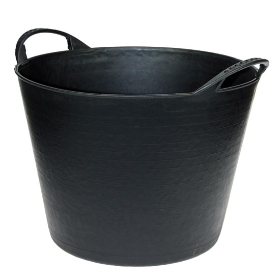 Flexibele kuip 42 liter zwart Flexibele kuip 42 liter zwart