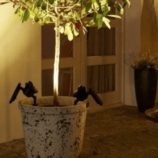 Solar Tuinlamp Texas 120lm Intelligent Hybride Tuinspot