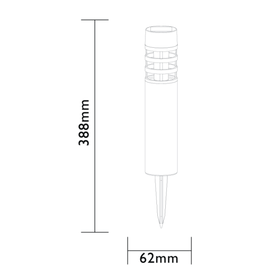 Solar Tuinlamp Montelimar 5lm