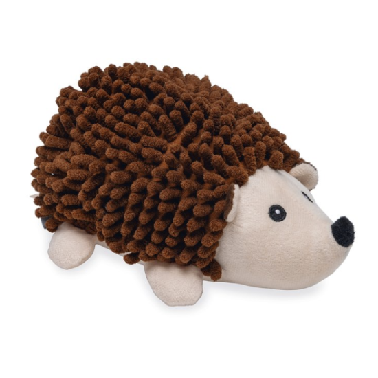 Hondenspeelgoed Egel Spike Pluche Bruin