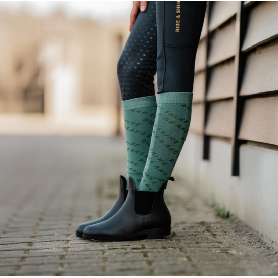 Paardrijsokken Maro hunter green