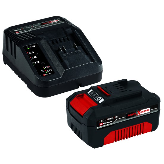 Einhell Power-X-Change 18V 4,0Ah Starter-Kit Snellader