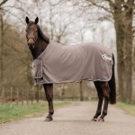 grijs fleecedeken paard