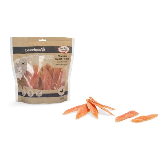 Kippenborstfilets Hondensnack 900gr
