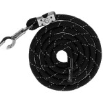 Halstertouw Reflective Black/Silver Paniekhaak