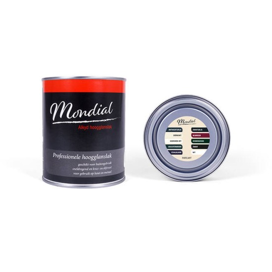 Mondial Hoogglans Alkyd Ral1013 Parel Wit 750ml