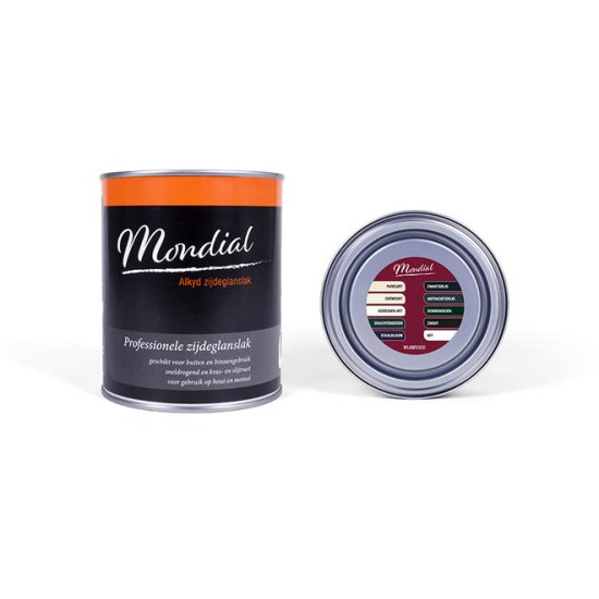 Mondial Zijdeglans Alkyd Ral9010 Gebroken Wit 750ml