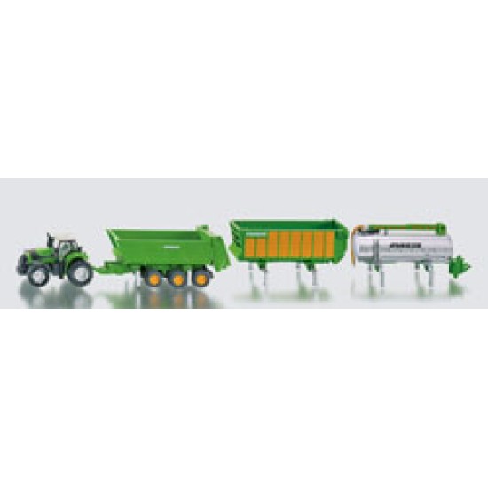 Siku Deutz met Joskin aanhangerset