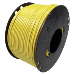Kabel 1 x 1,5 op haspel per meter Geel Kabel 1 x 1,5 op haspel per meter Geel