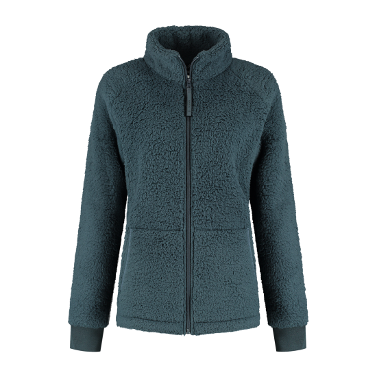 Kjelvik Mies Dames Teddy Fleecevest Blue