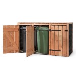 Kliko 3 containers ombouw Fleur