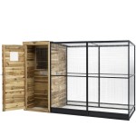 Vogelverblijf volière Thomas links Voldux