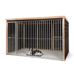 Hondenkennel Dave Douglas zwart Voldux