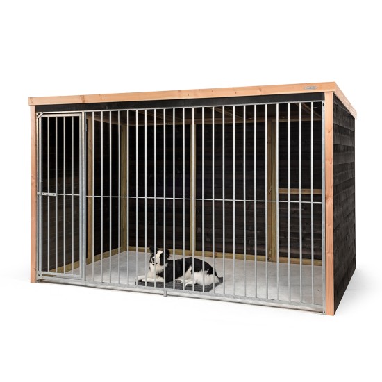 Hondenkennel Dave Douglas zwart Voldux