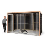 Hondenkennel Dave Douglas zwart Voldux